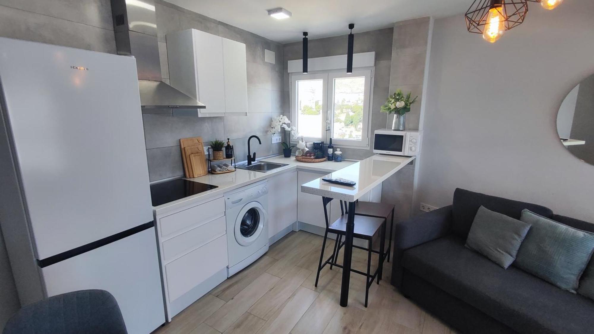 Wonderful Studio Apartment On The Beachfront Benalmádena Buitenkant foto